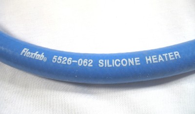 5/8" ID SILICONE HEATER HOSE Blue to 350 F Sold by Foot
