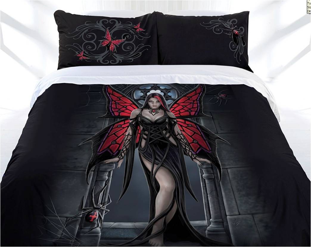ANNE STOKES ARACNAFARIA Gothic KING Bed Quilt Cover Set