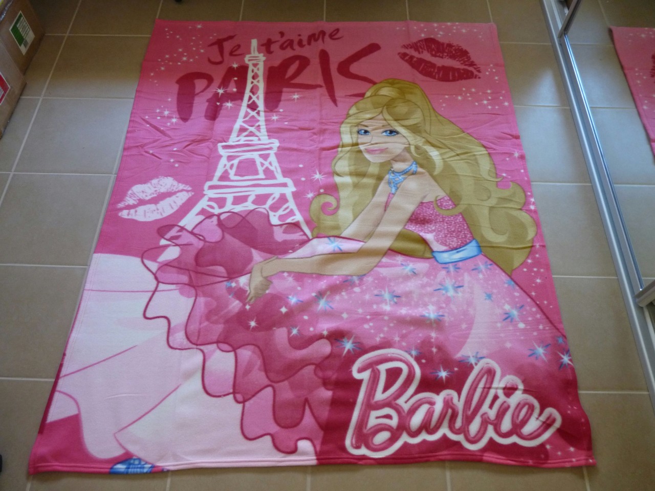 Barbie-Polar-Fleece-Throw-rug-blanket-Fashion-Fairytale-Brand-New