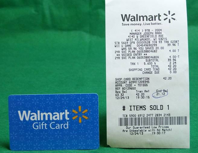 Walmart Gift Card Receipt - 21 12 walmart gift card with receipt free shipping ebay Walmart Gift Card Receipt - 21 12 walmart gift card with receipt free shipping ebay