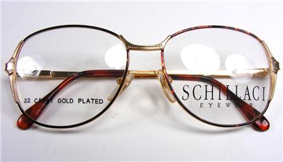 VINTAGE WOMENS EYEGLASS FRAMES TORTOISE 22K GOLD PLATE ...