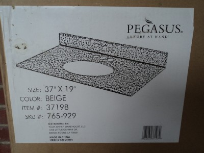 Kohler Kitchen Sinks Undermount on Pegasus Granite Vanity Top Beige W  Undermount Sink   Ebay