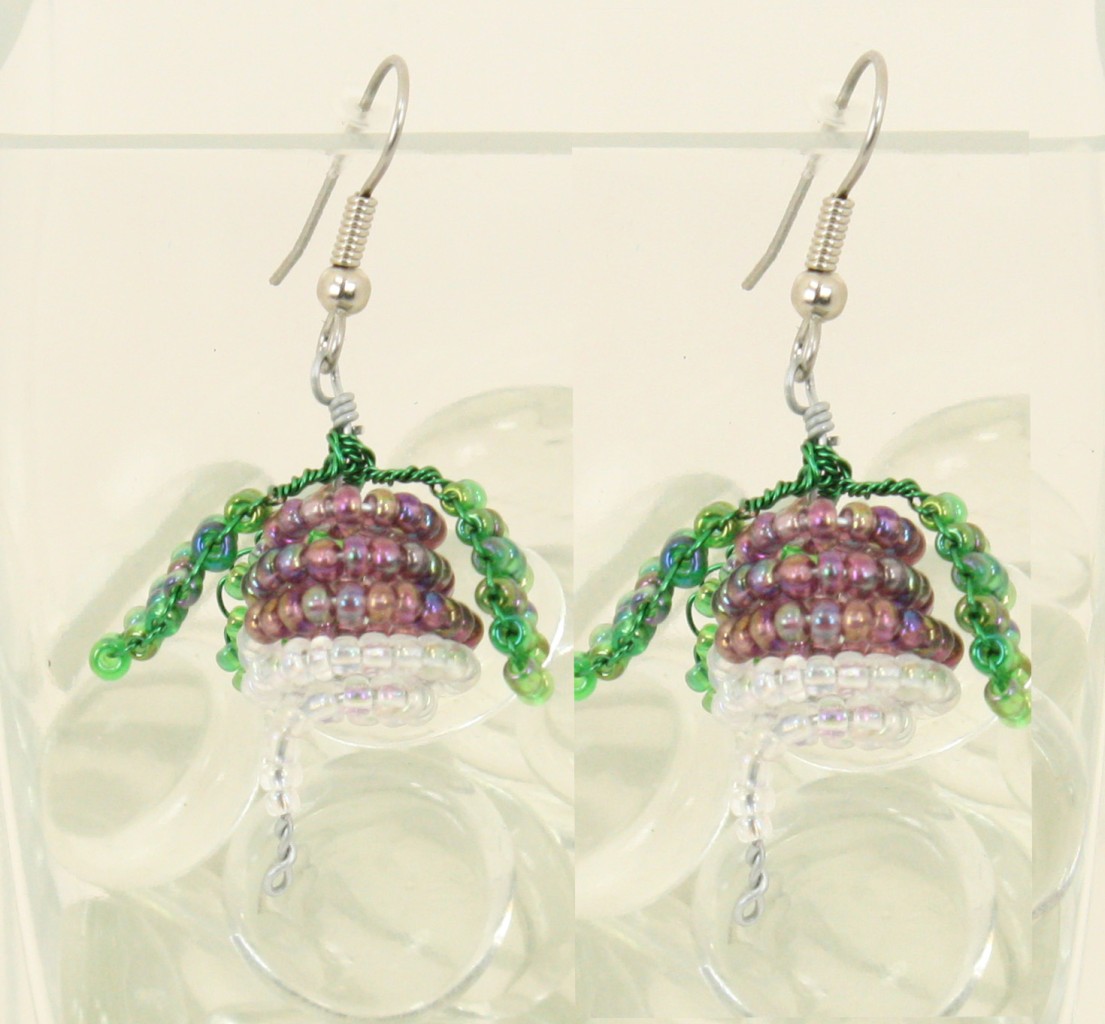Luna Radish Bead Earrings Cosplay Harry Potter Lovegood Dirigible Plum eBay
