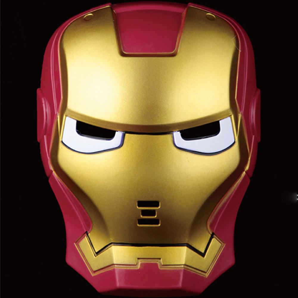 Iron Man Mask with Lightemitting Children's Toys Luminous Mask Cartoon