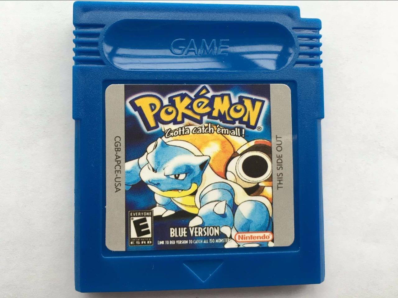 Pokemon cartridge for Game Boy Yellow Green Blue Red ...