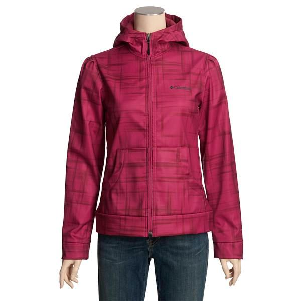 Columbia-Soft-Shell-track-Jacket-Black-Zip-Size-Large-Womens-ACS