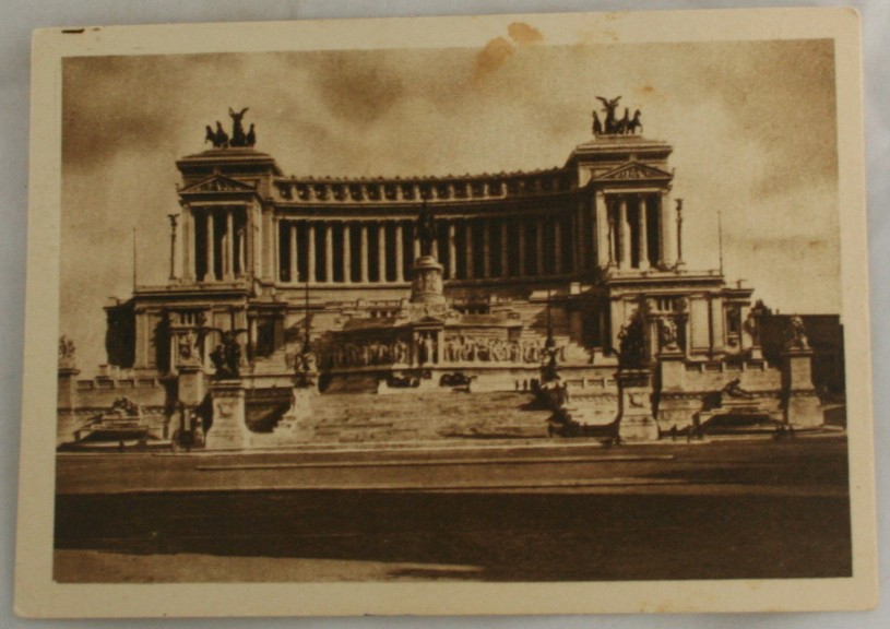vintage postcard, sepia tone, sepia, brown tone,Rome, Italy