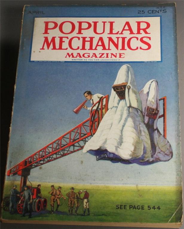 vintage magazine, back issue, Popular Mechanics,April, 1931