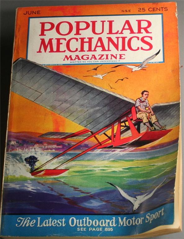 vintage magazine, back issue, Popular Mechanics,June, 1930