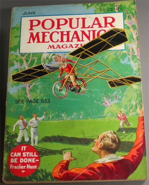 vintage magazine, back issue, Popular Mechanics,June, 1932