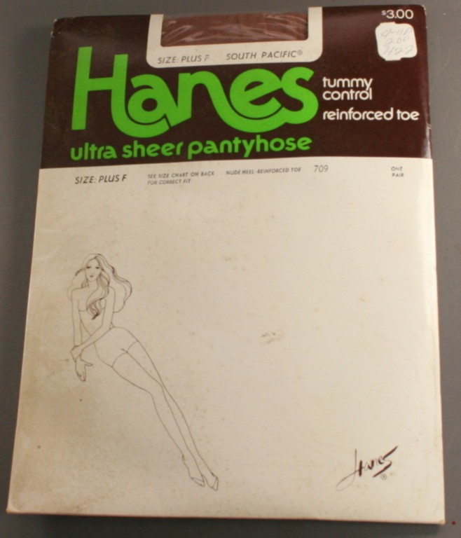 vintage nylons,pantyhose,60s,plus,large,queen,support, reinforced toe
