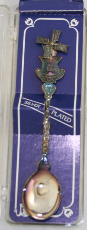 vintage souvenir,spoon,silverplate,Solvang,CA