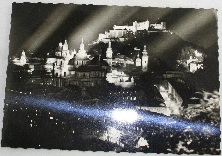 vintage postcard,Salzburg,Austria,Germany,Real Photo, RPPC