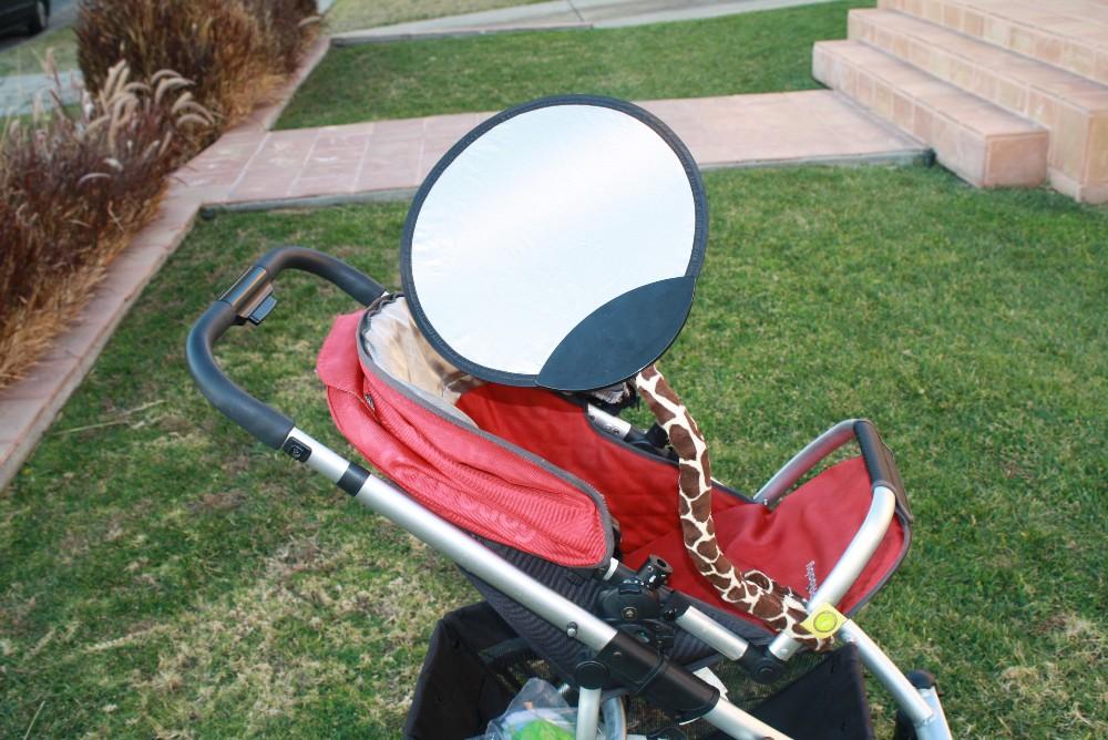 Baby Giraffe Clip On Hands Free Bottle Holder, Safety Mirror, Toy Loop, SunShade eBay