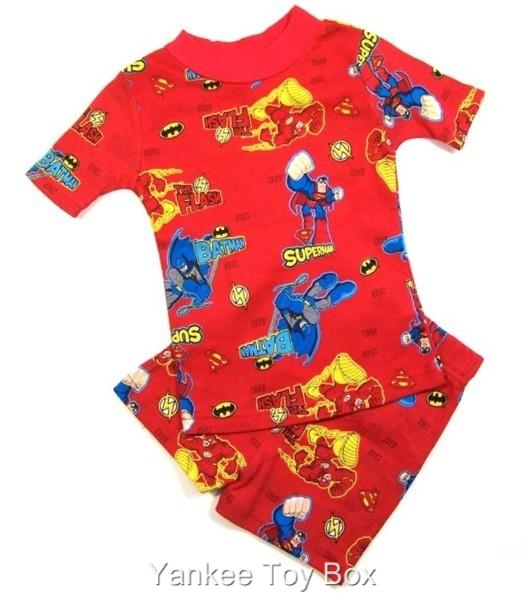 BATMAN SUPERMAN FLASH TODDLER BOYS PAJAMAS PJ SLEEPWEAR eBay