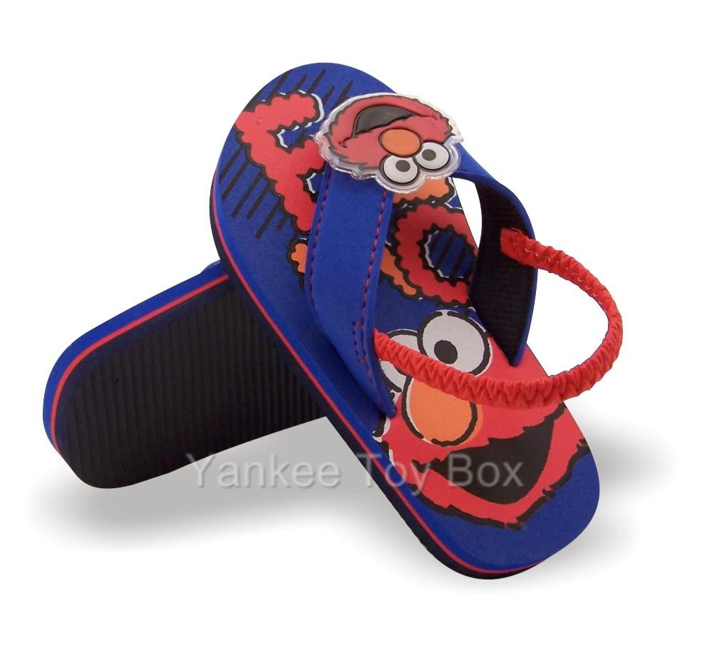 Details about SESAME STREET ELMO TODDLER FLIP FLOPS SANDALS SHOES