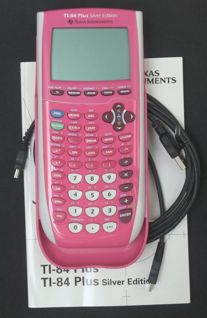 TI-84 Silver Editon Graphic Calc- Pink - Mint condition