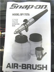 NEW** Snap-on BF175TA Air Brush Set w/Case List $173.00
