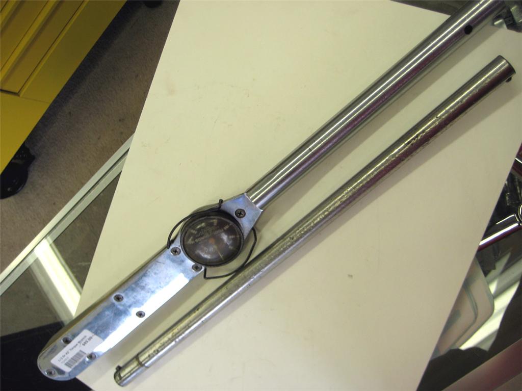 Snap-on TQ250 1/2" Torque Wrench 42" Long 0-250 ft lbs