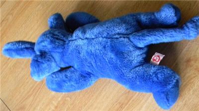 Beanie Babies Dogs on Original Ty Beanie Baby Buddy Royal Blue Elephant Peanut   Ebay