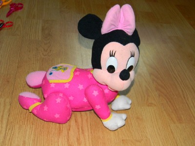 crawling minnie mouse doll