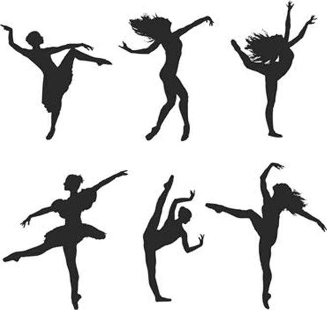 Details about Six Dancers Ballet Kids Wall Decal Sticker Home Decor
