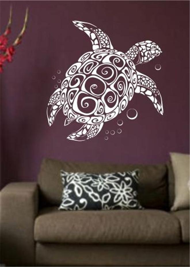 Decorative Sea Turtle Vinyl Wall Art Decal Sticker Home