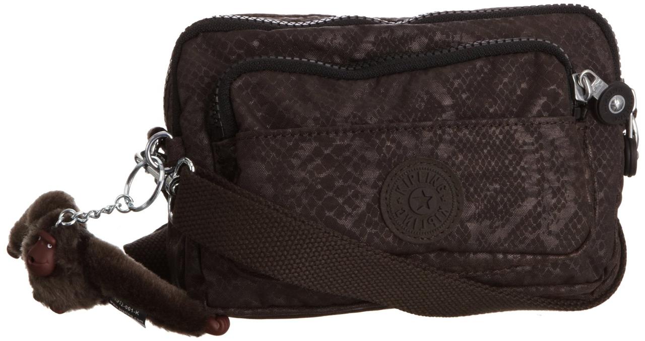 Kipling MULTIPLE waist bum shoulder bag BROWN SNAKE (BNWT) rrp£51 eBay