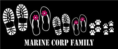 Family  Stickers on Military Boot Flip Flop Family Car Decal Custom Sticker   Ebay