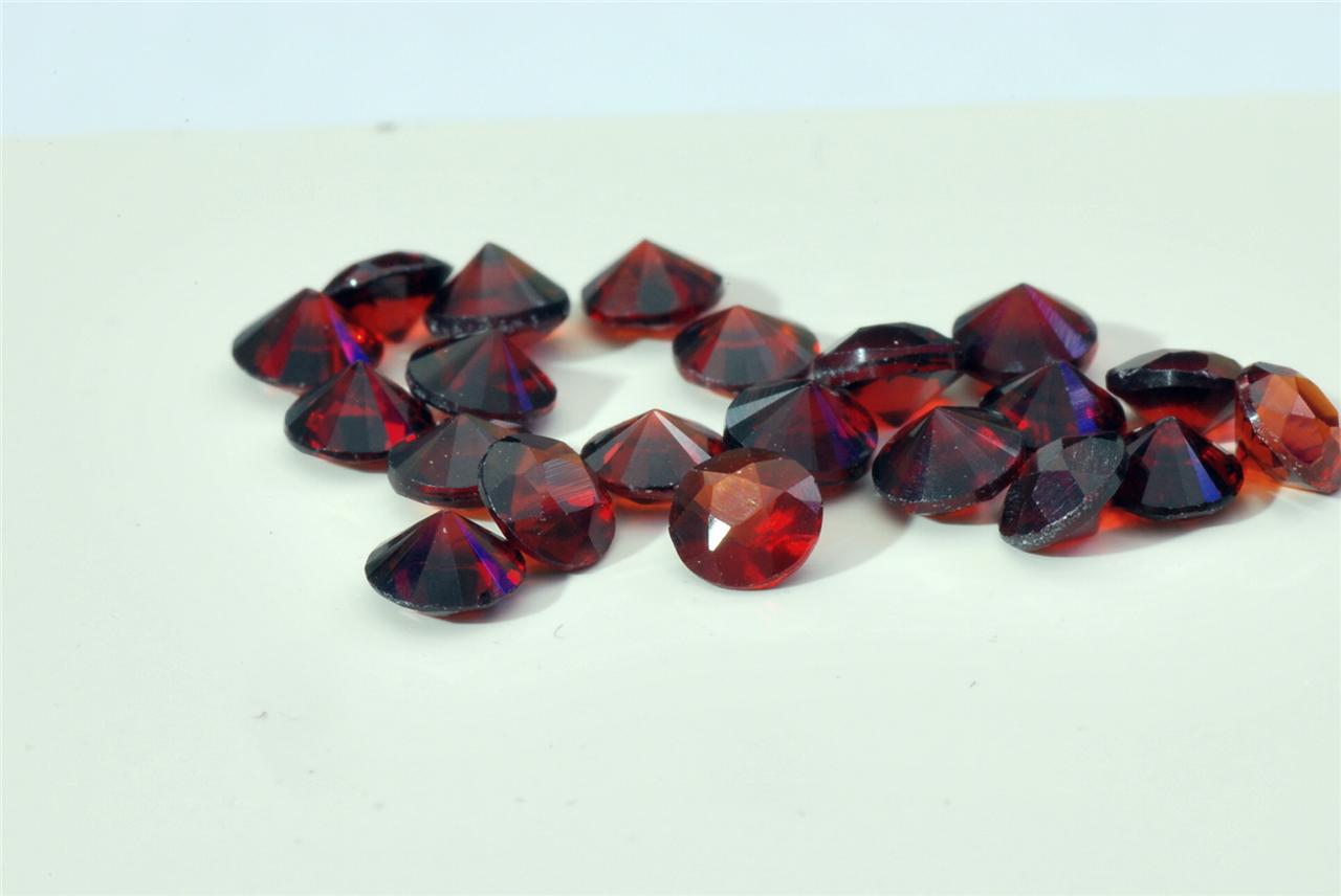 Natural Stones, Red, RoundCut, NEW, 1.75mm 3.80mm. LOWEST