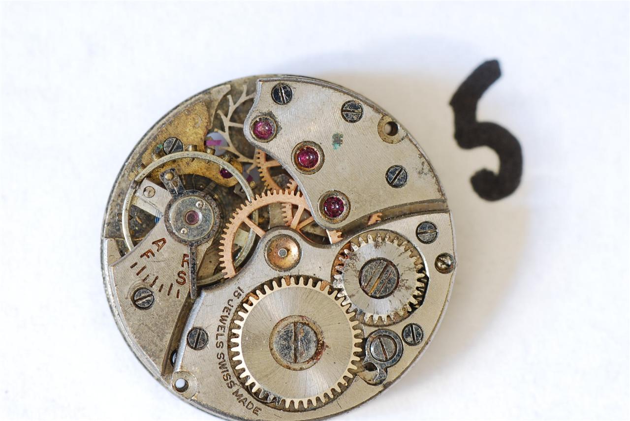 VINTAGE Watch Movement MST, FELSA, ETA, FHF, RWT,BAA, SIZE 8 3/4