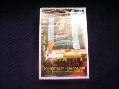 BINION'S CASINO DECK OF PLAYING CARDS NEW NIP