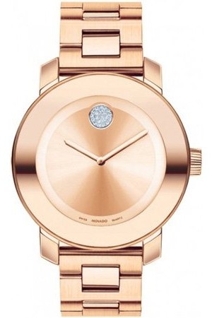 Movado BOLD Rose Gold S/S Womens Watch 3600086