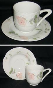 Cup and Saucer Set SANGO SCULPTURE ROSE Pattern # 1051