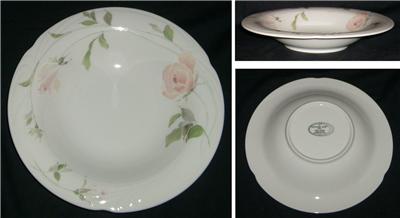 SOUP BOWL RIMMED  SANGO SCULPTURE ROSE Pattern # 1051