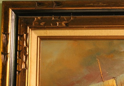 PRESTON WILLIS ORIGINAL OIL PAINTING CLIPPER SHIP IN ...