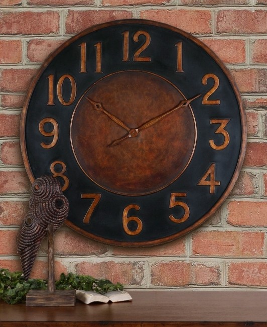 36" Tuscan Rustic Old World European Style Wall or Mantel Clock eBay