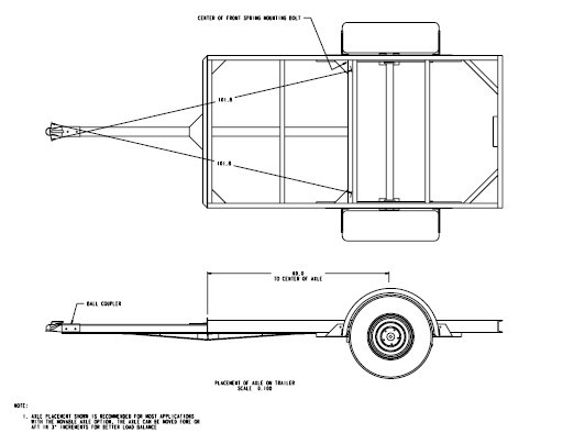 4x8 Utility Trailer Building Plans Blueprints 3500 Lb   eBay