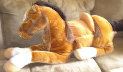 jumbo plush horse