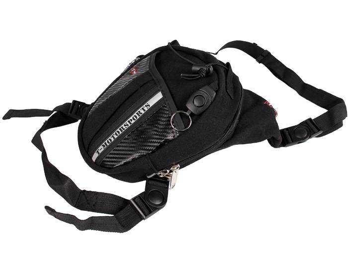 Black Drop Leg Fanny Pack Bag for Motorcycle Cycling ATV Enduro Dirt Bike Kayak eBay