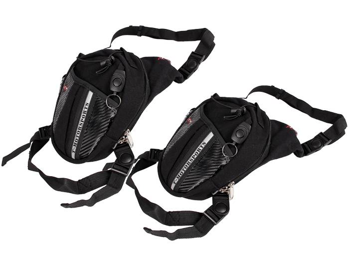 Lot 2 Black Drop Leg Motorcycle Cycling ATV UTV Enduro Dirt Bike Fanny Pack Bag eBay