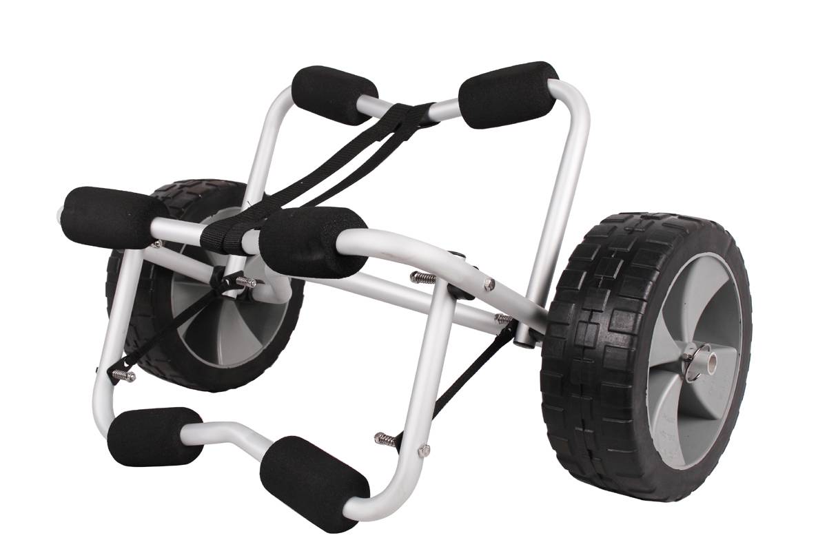 Deluxe Kayak Jon Boat Canoe Surfboard Dolly Cart Trailer Carrier