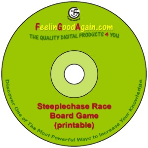 BROAD GAME "STEEPLECHASE RACE" - for 3 years up