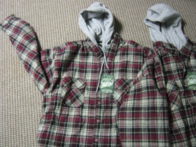 hoodie under flannel