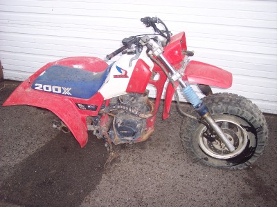 1985 Honda 200x plastic #4