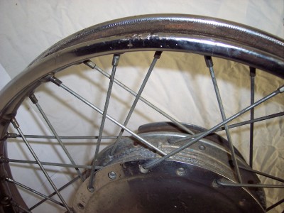 Honda cb front axle size #2