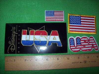 Motorcycle Shop  on Usa American Flag Lot 4 Motorcycle Biker Jacket Patches   Ebay