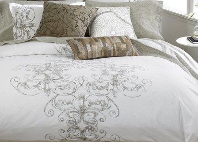 Bar Iii Luxury Comforter Cover Duvet Vintage Scroll Full Queen