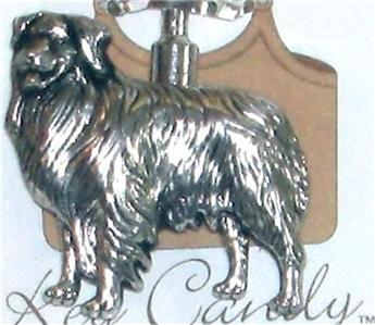 AUSTRALIAN SHEPHERD DOG KEY LOCATOR FINDER PURSE HOOK