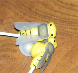 BUMBLE BEE ipod Stereo Earbuds Earphones mp3 NEW!